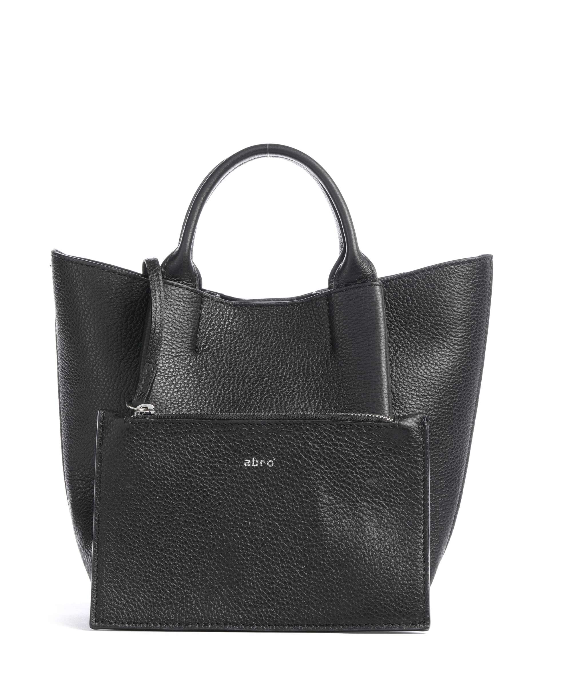 Abro Agave Essential Small Handbag black/nickel