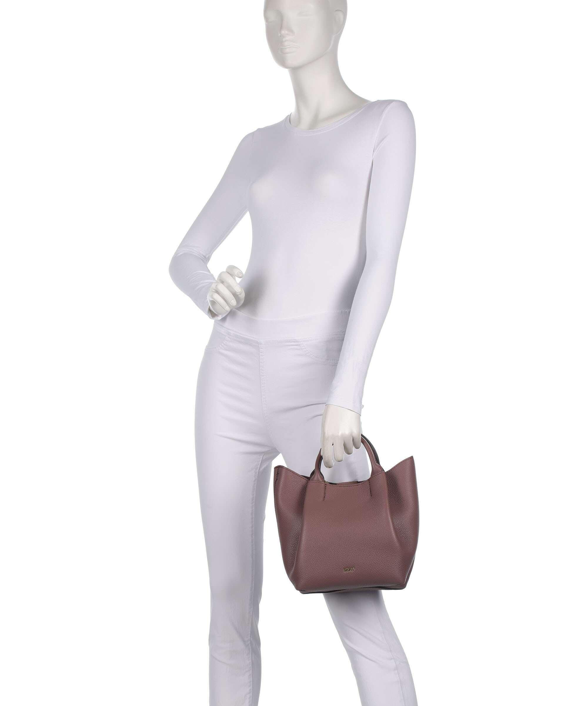 Abro Agave Essential Small Handbag rosewood