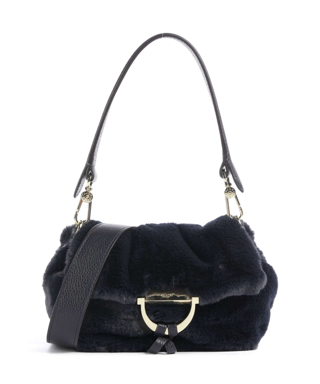 Abro Eco Fur Temi Small Shoulder bag navy
