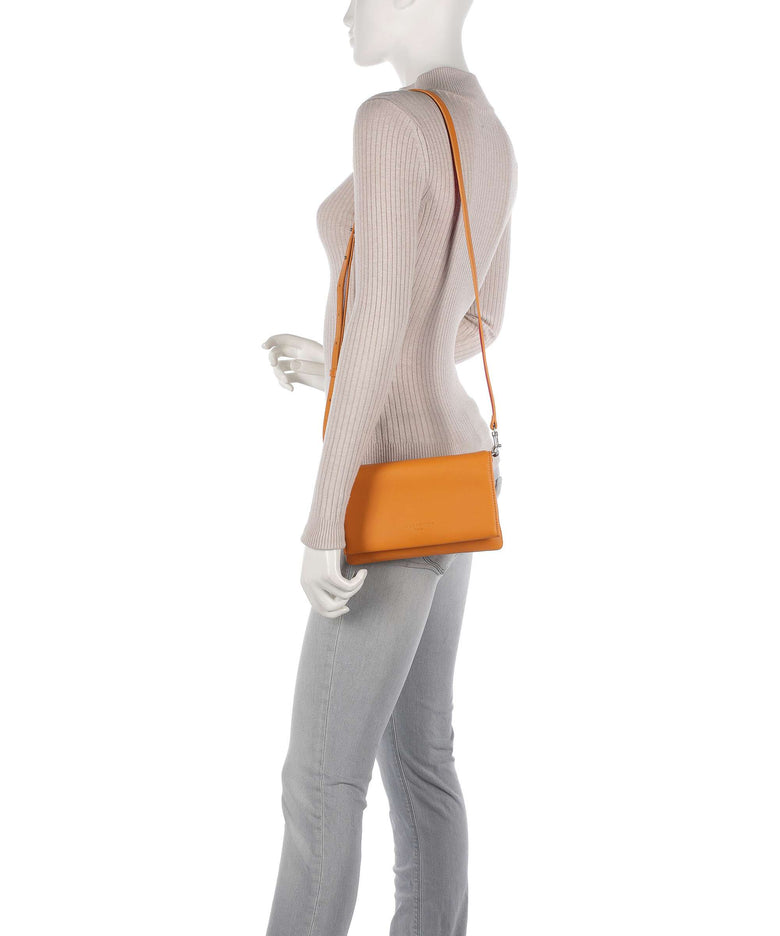 Liebeskind Elouise Metallic Foil XS Crossbody bag brick