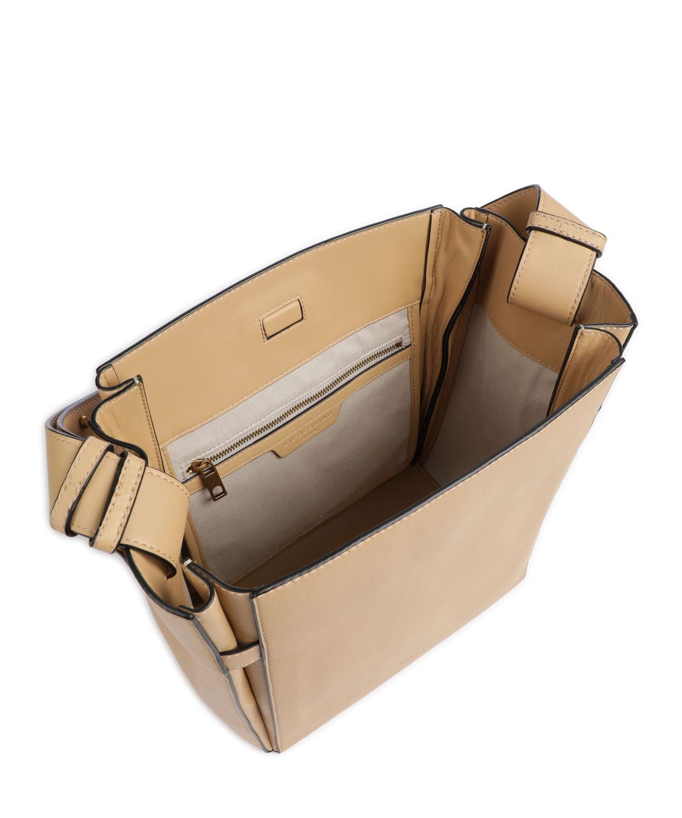 Liebeskind Hilla Kodiaq Sheep M Hobo bag beige