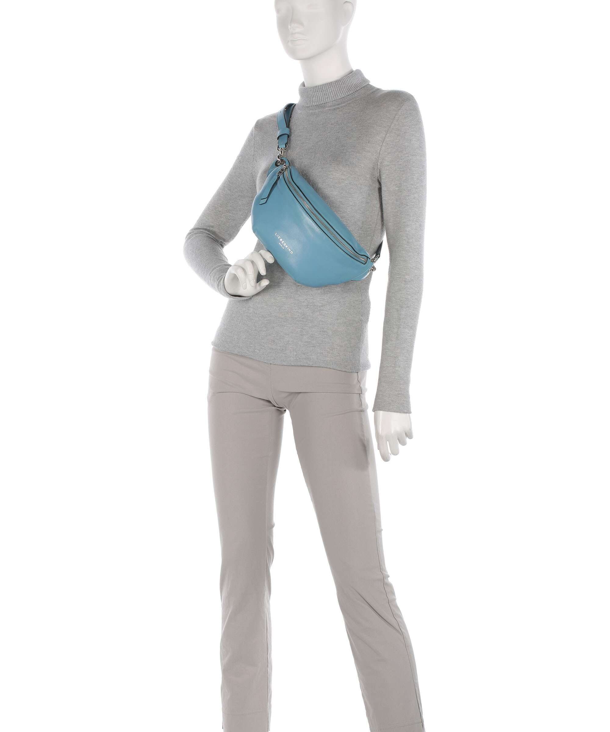 Liebeskind Tavia Sheep Natural Belt bag petrol blue