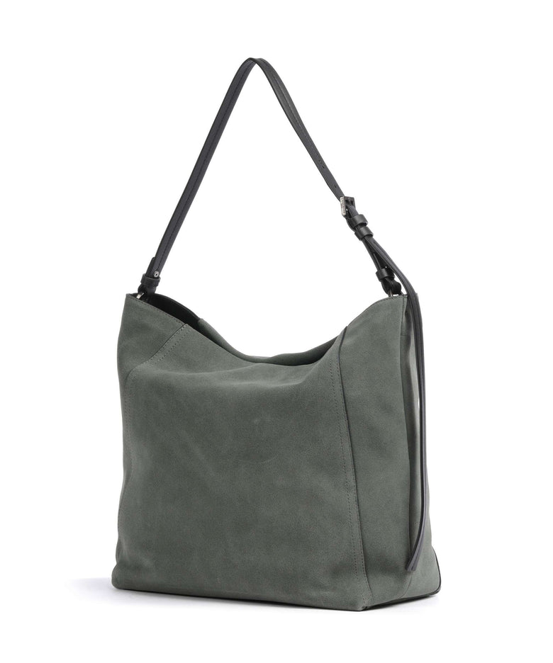 Liebeskind Chudy Suede L Hobo bag cypress green