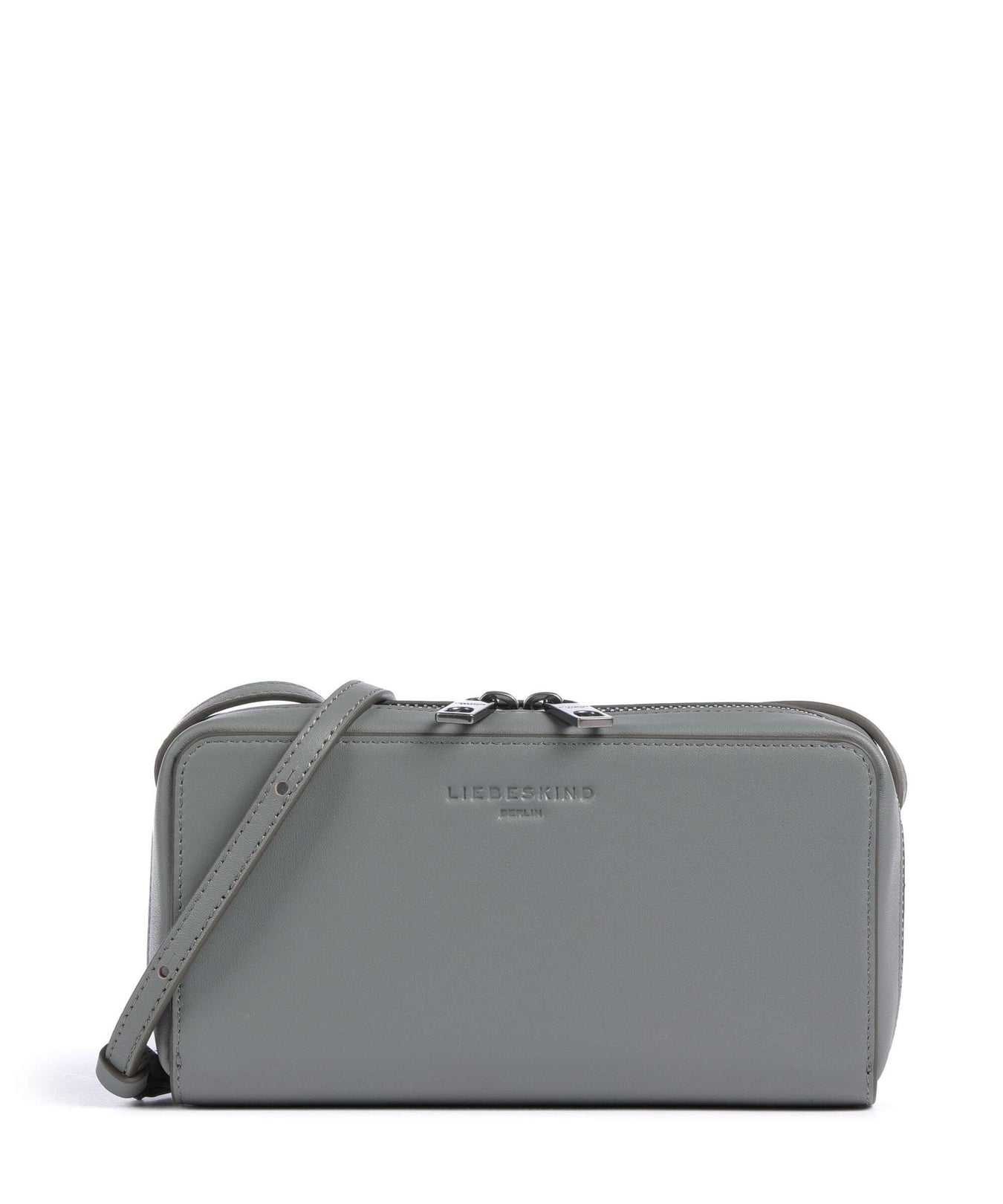 Liebeskind Lou Calf Optic XS Wallet grigio