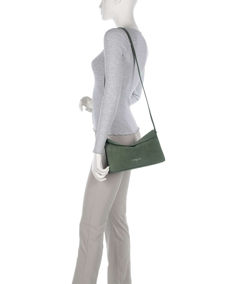 Liebeskind Lora Suede S Crossbody bag cypress green