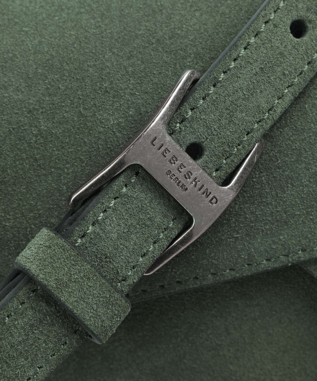 Liebeskind Lora Suede M Crossbody bag cypress green