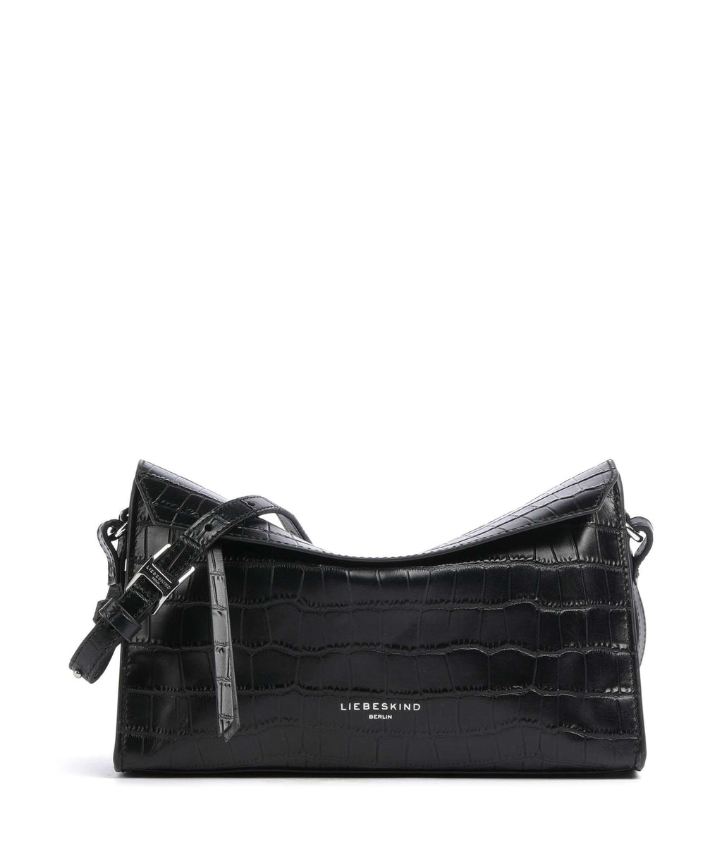 Liebeskind Lora Croco S Crossbody bag black