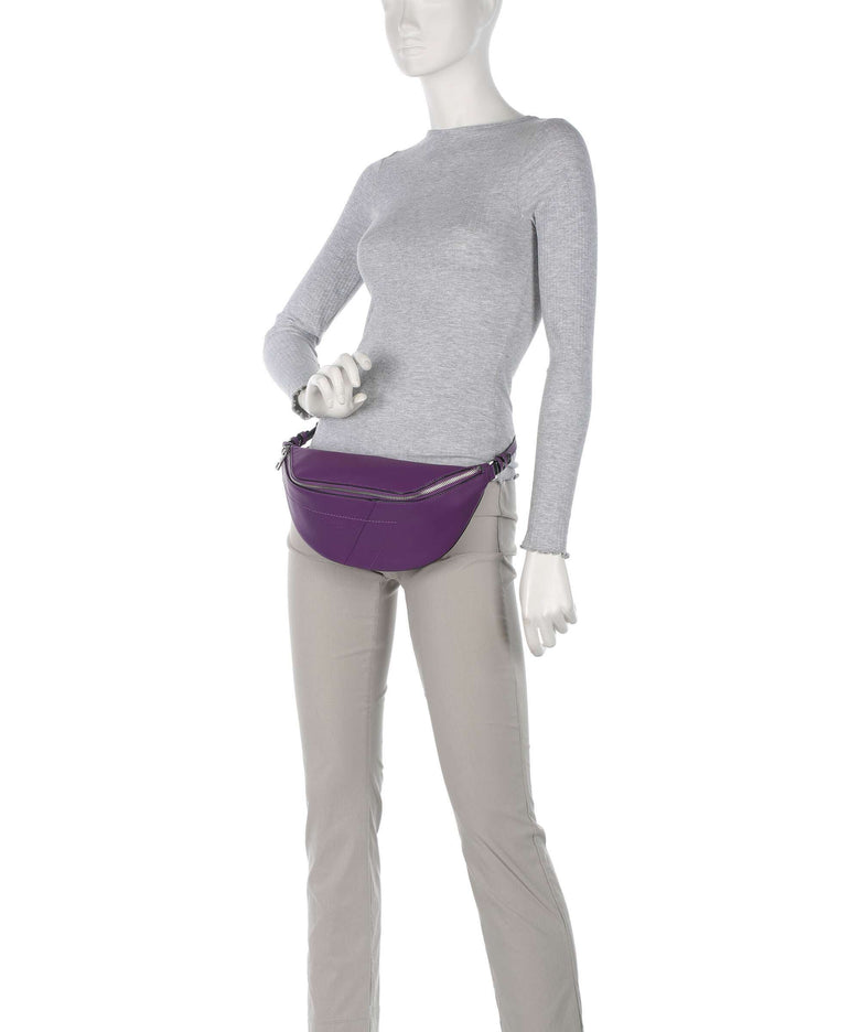 Liebeskind Edda Calf Optic M Fanny pack petunia