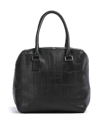 Liebeskind Kayla Monogram Sheep Natural M Håndtaske black