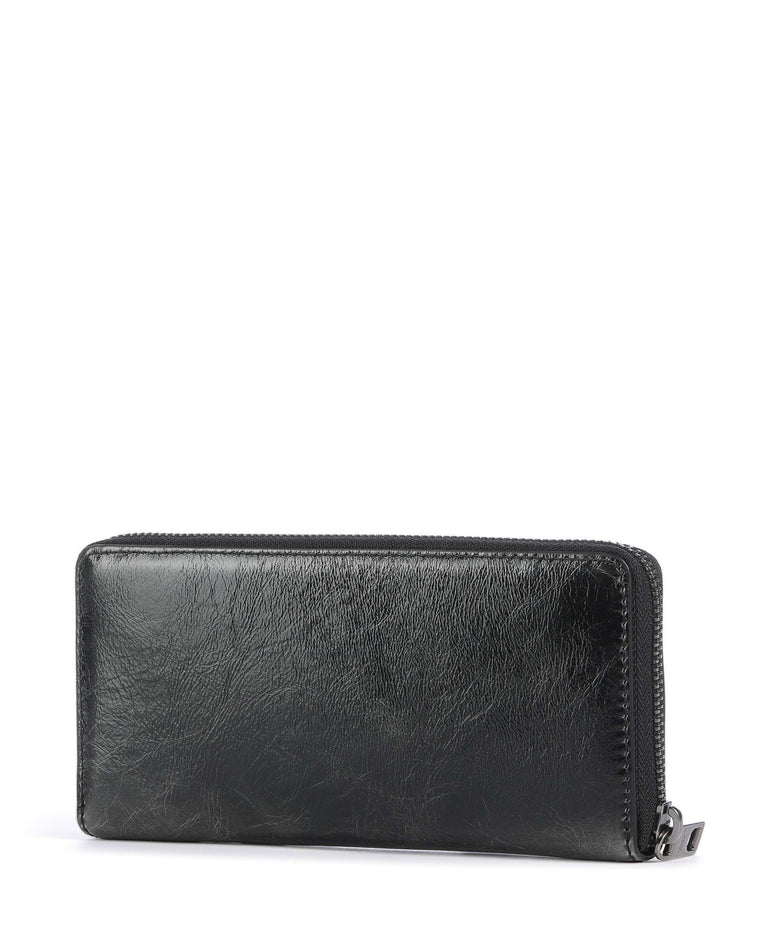 Liebeskind Sally Lack Distressed Wallet dark stone