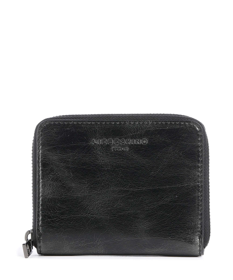 Liebeskind Conny Lack Distressed Wallet dark stone