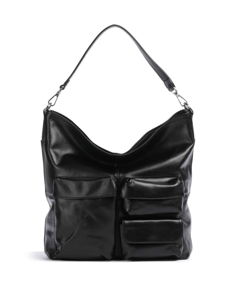 Liebeskind LK 204 Archive Lack Distressed Hobo bag black