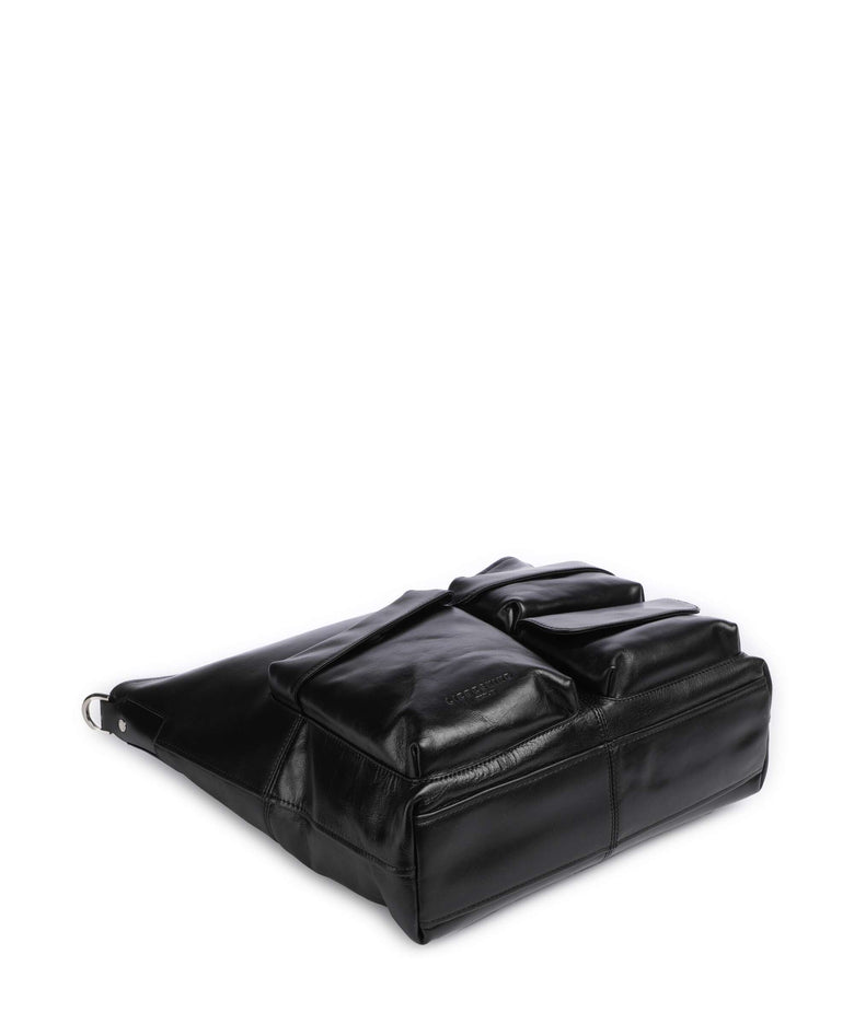 Liebeskind LK 204 Archive Lack Distressed Hobo bag black