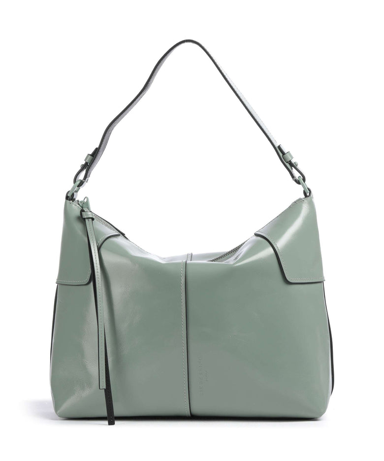 Liebeskind Mila Lack Distressed M Hobo bag forest green