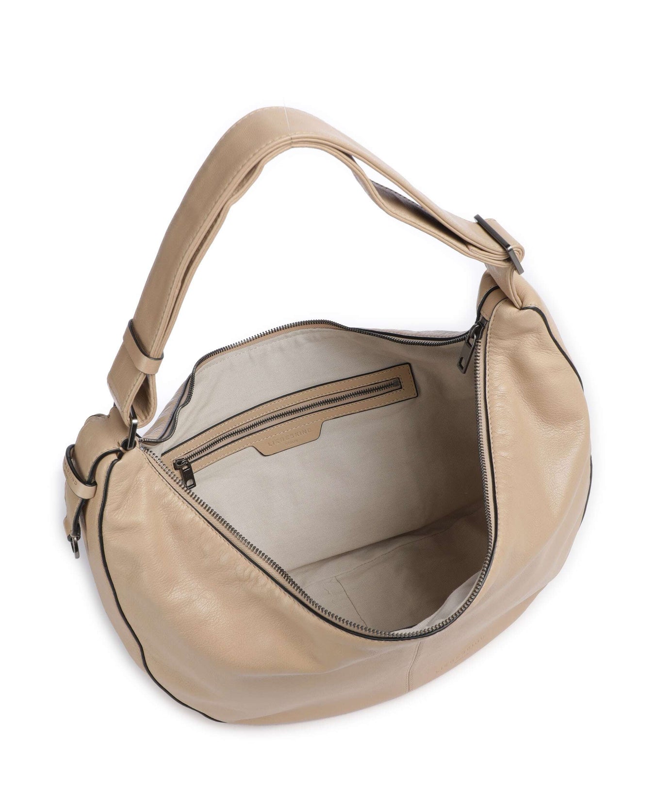 Liebeskind Moon Sheep Natural M Hobo bag sand castle