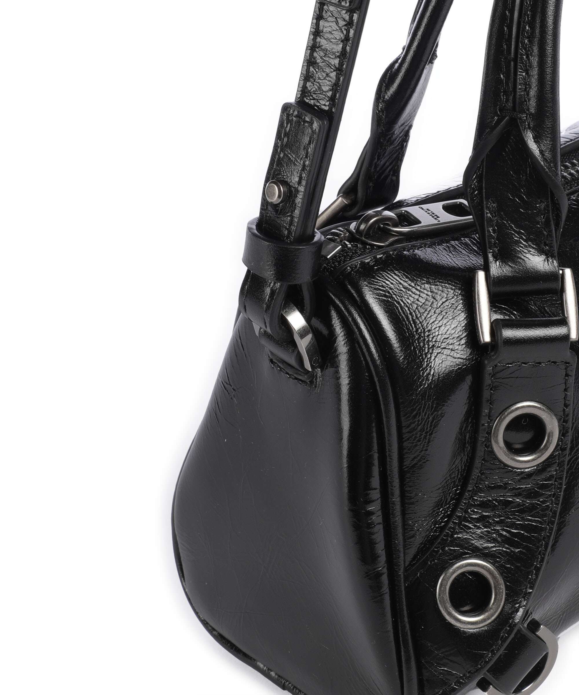 Liebeskind Nika Lack Distressed S Handbag black
