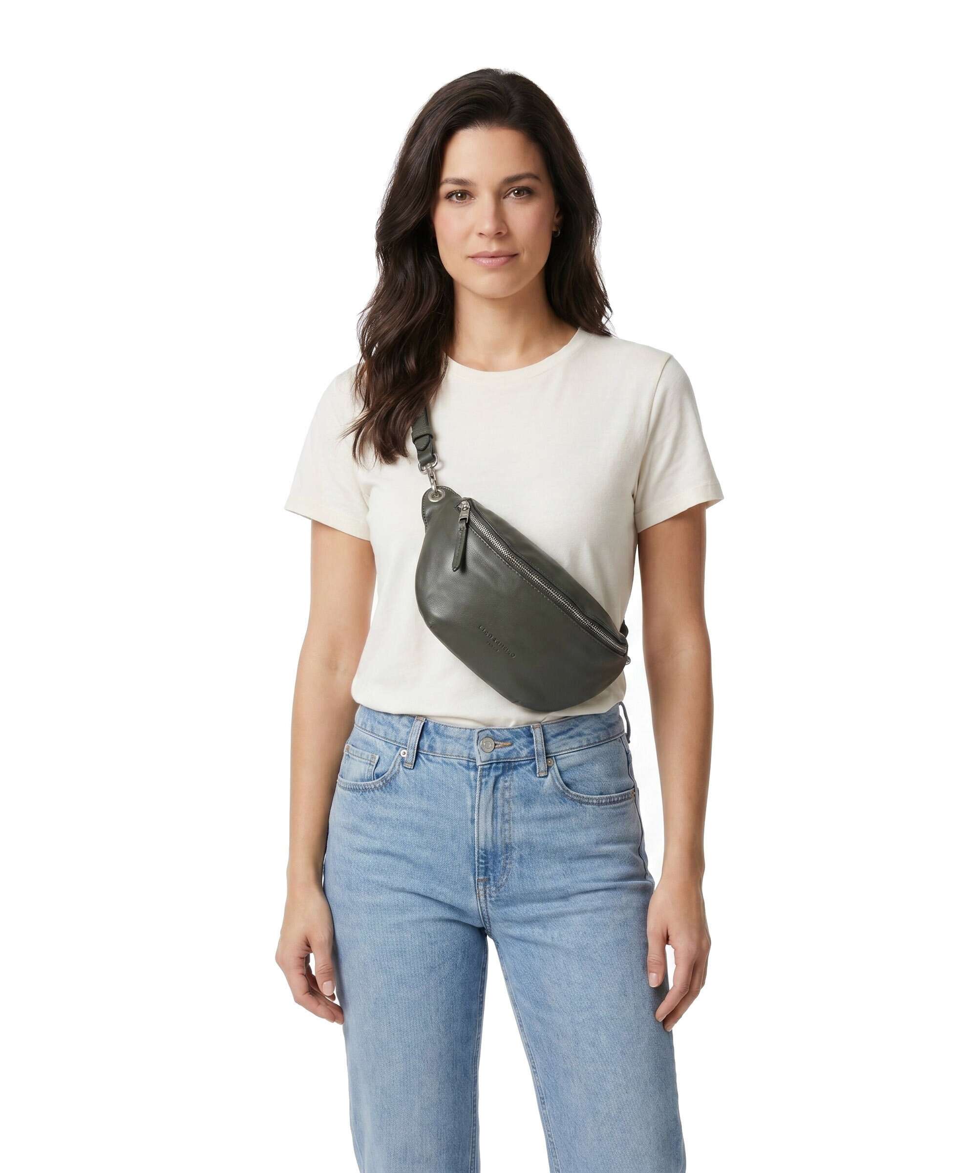 Liebeskind Tavia Sheep Natural Belt bag cypress green