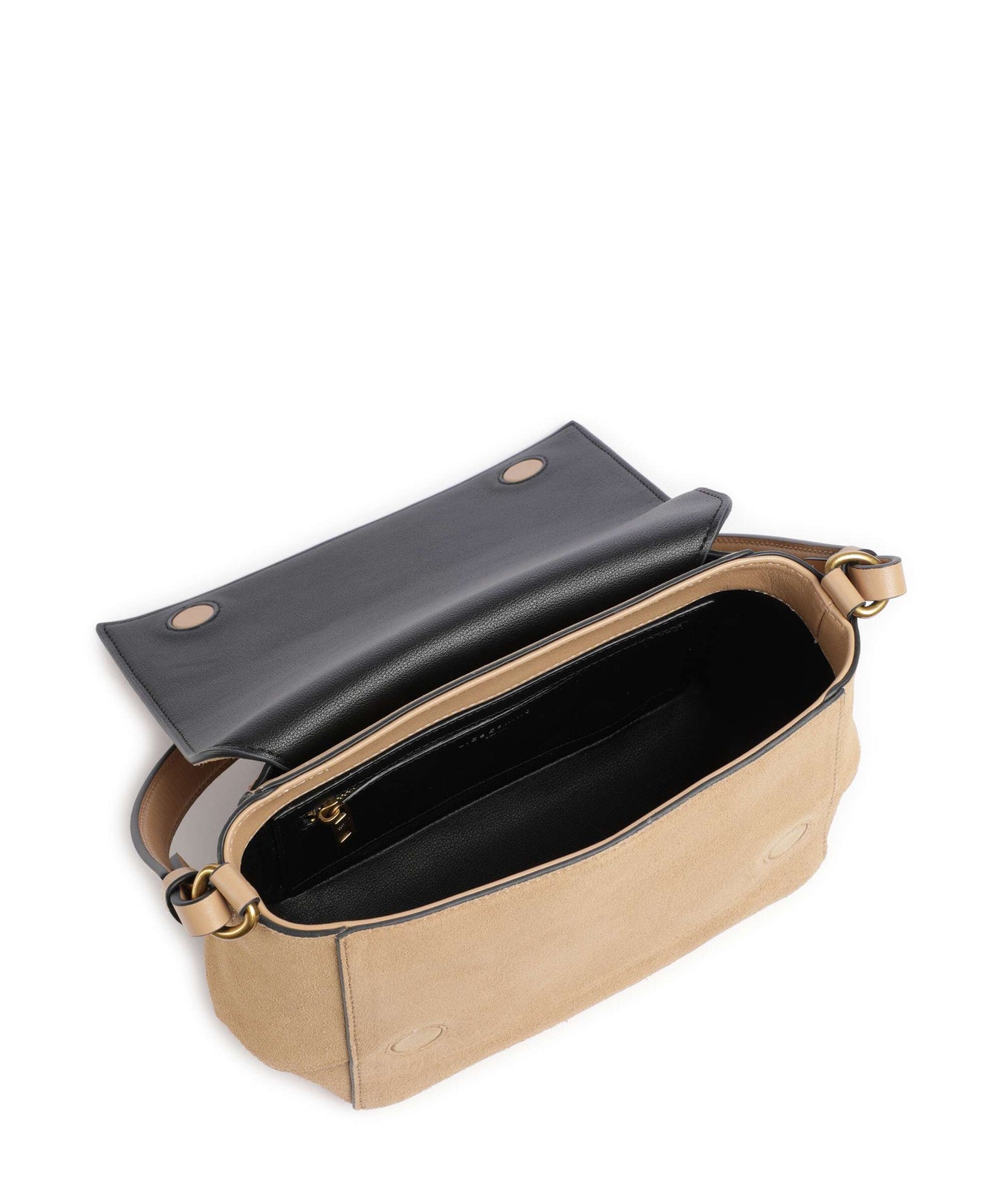 Liebeskind Lilly Suede M Shoulder bag beige