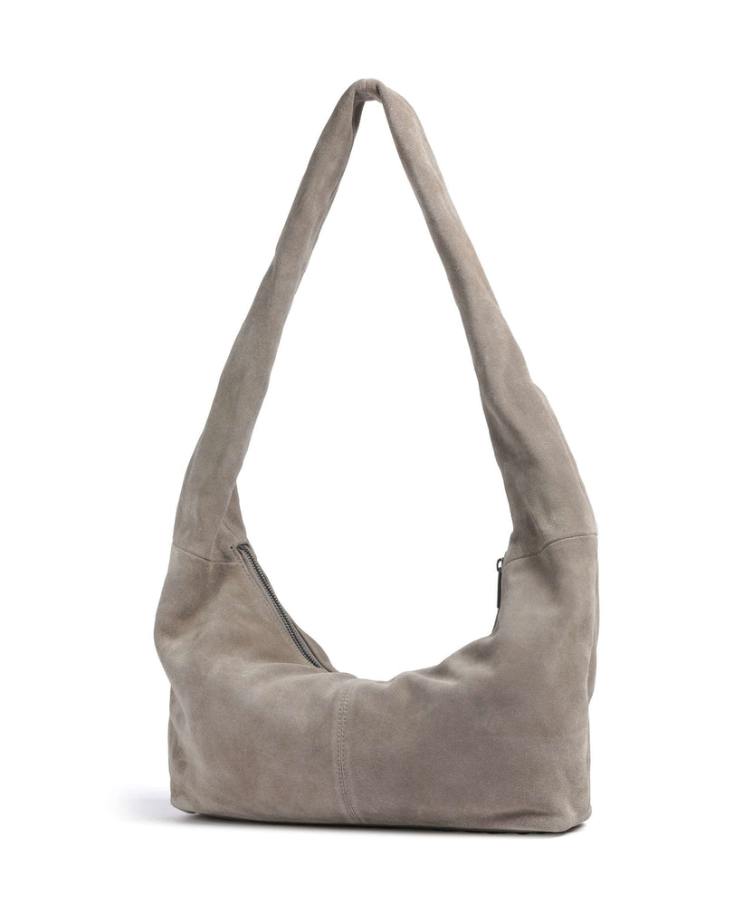 Liebeskind Bo Suede L Hobo bag neutral grey