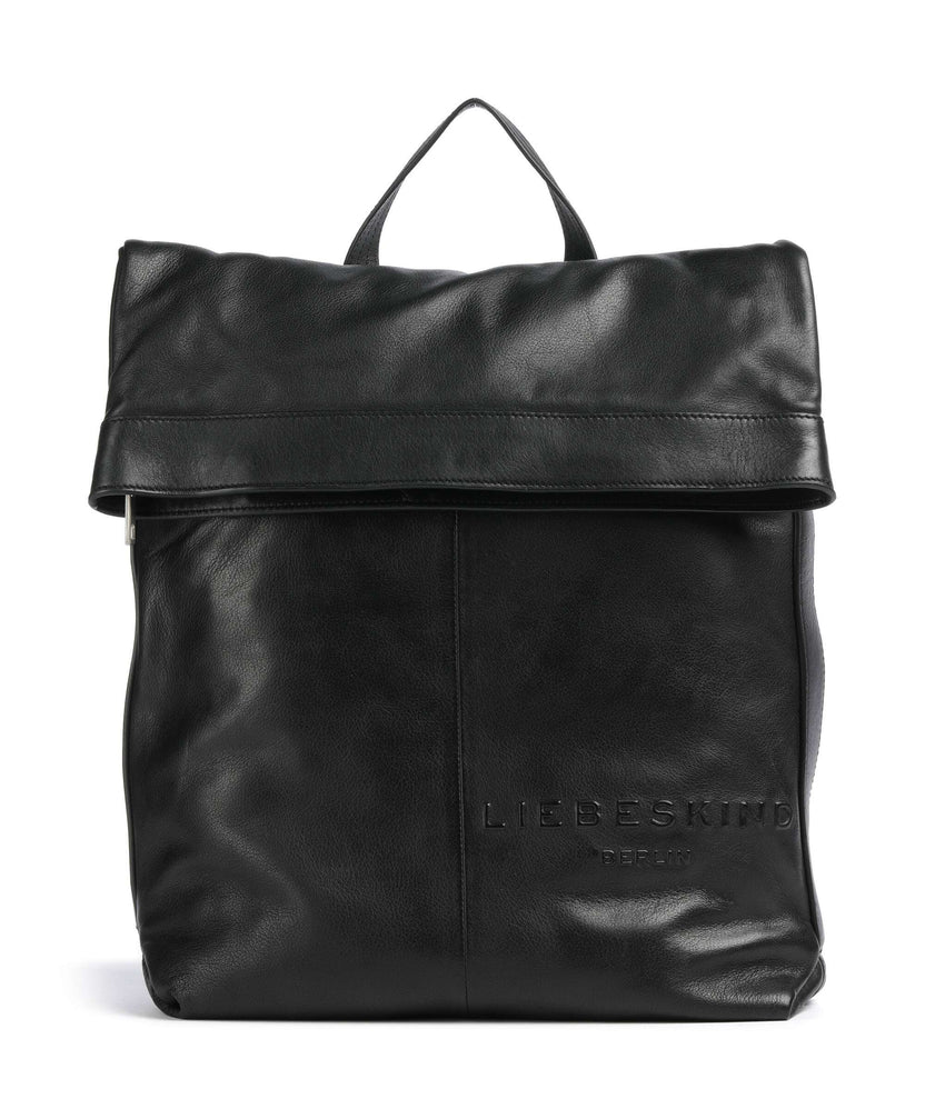 Liebeskind Elvira Sheep Natural L Rolltop backpack black