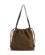 Liebeskind Lya Suede M Bucket taske safari