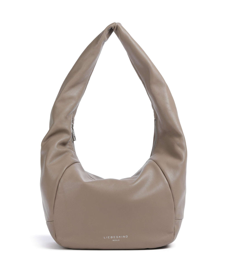 Liebeskind Farrah Vintage Goat M Hobo bag neutral grey