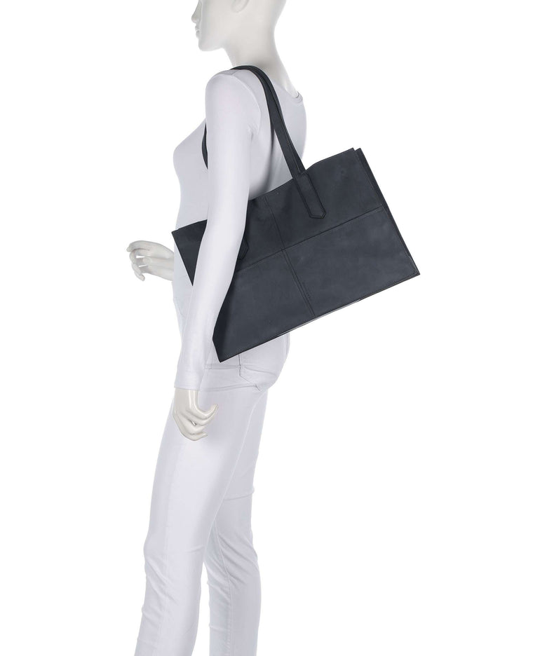 Liebeskind Amy Vegan Suede L Tote bag peacoat