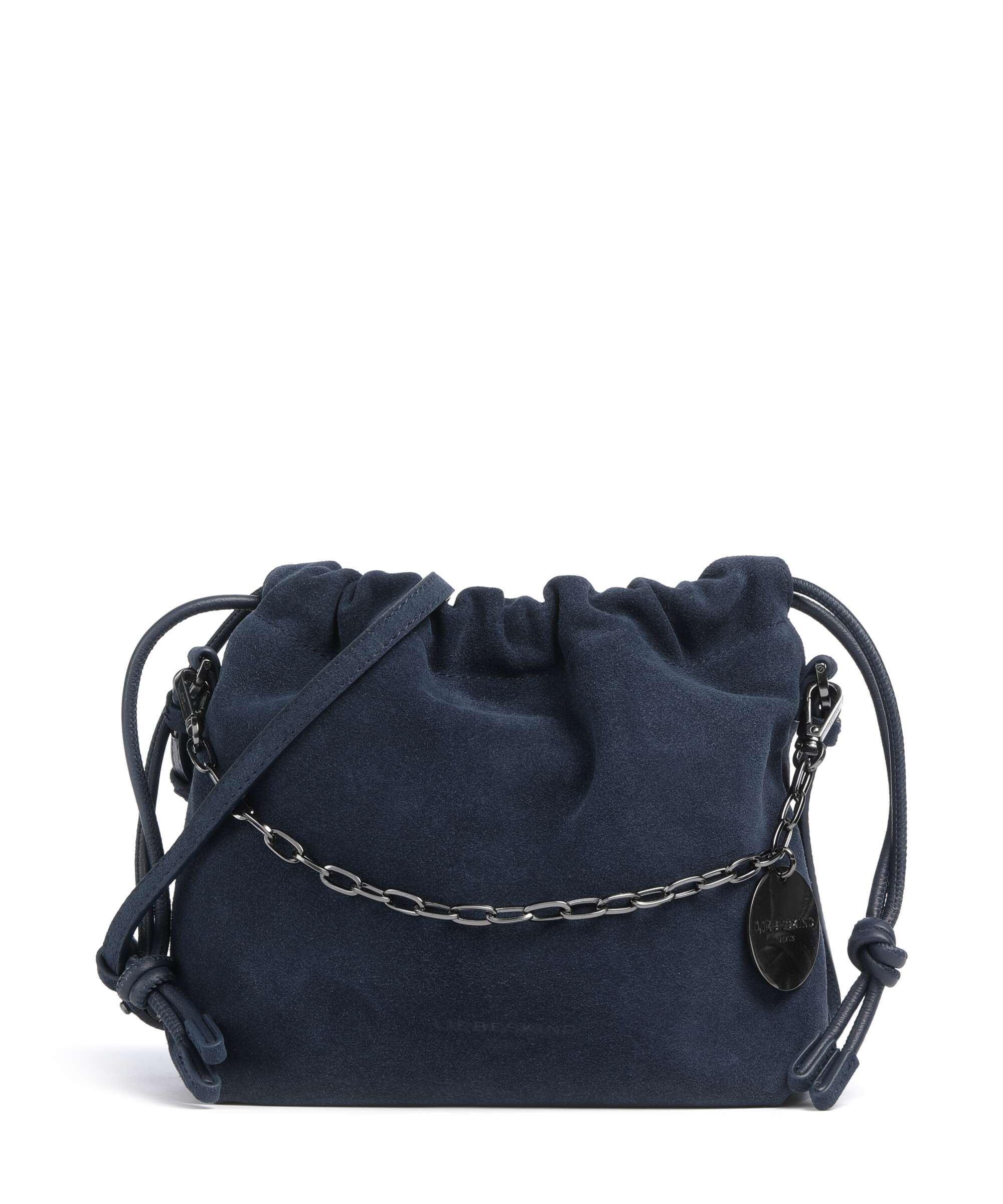 Liebeskind Lya II Hydro Suede S Bucket bag peacoat