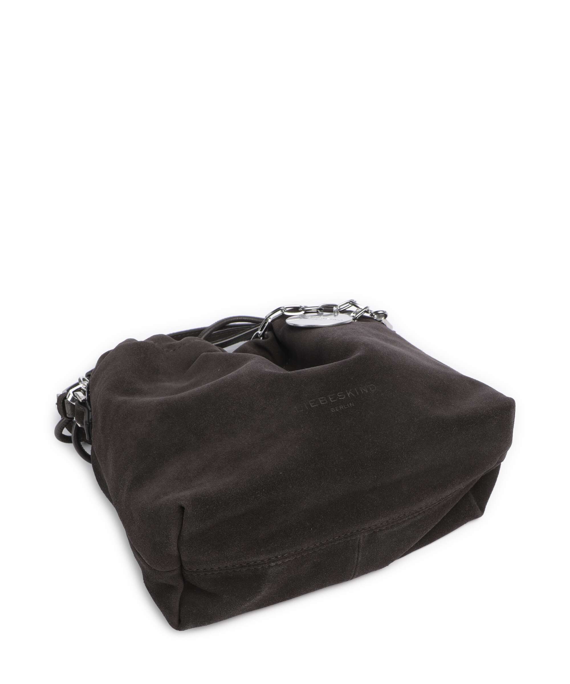 Liebeskind Lya II Hydro Suede S Bucket bag deep soil