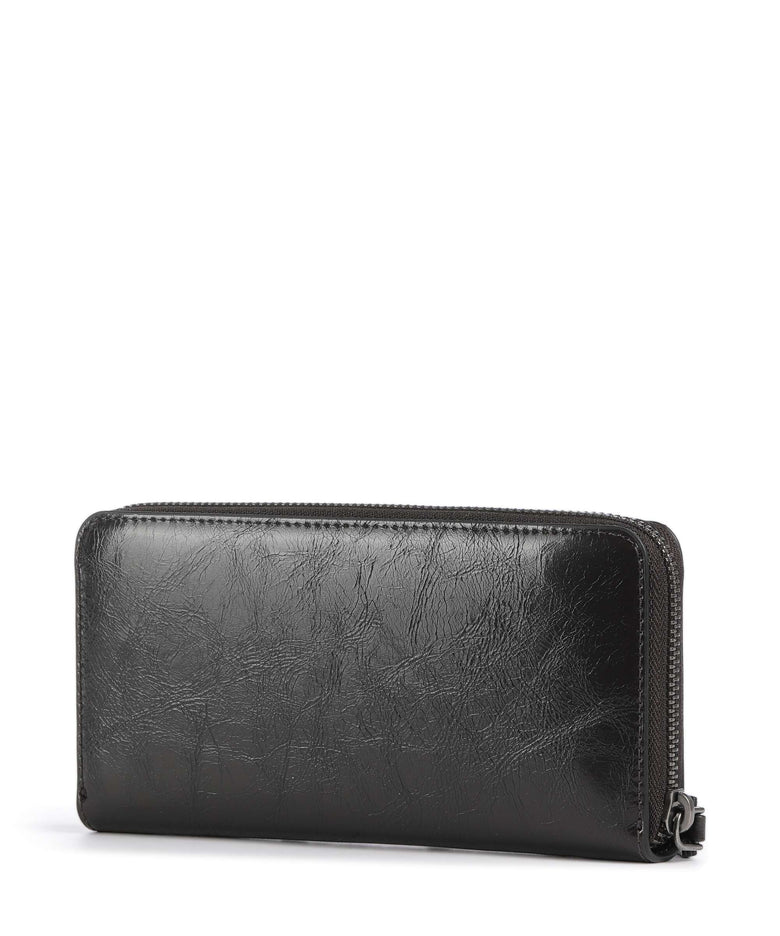 Liebeskind Sally Audrey Recycled Lack Distressed Wallet deep soil