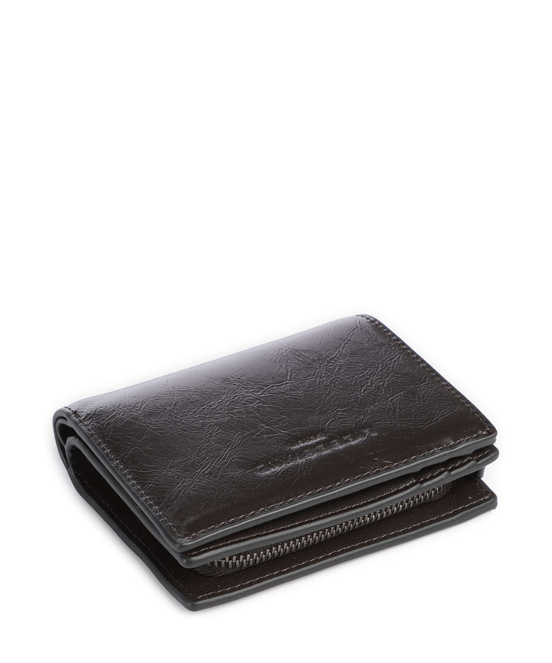 Liebeskind Thea Audrey Recycled Lack Distressed M Wallet deep soil