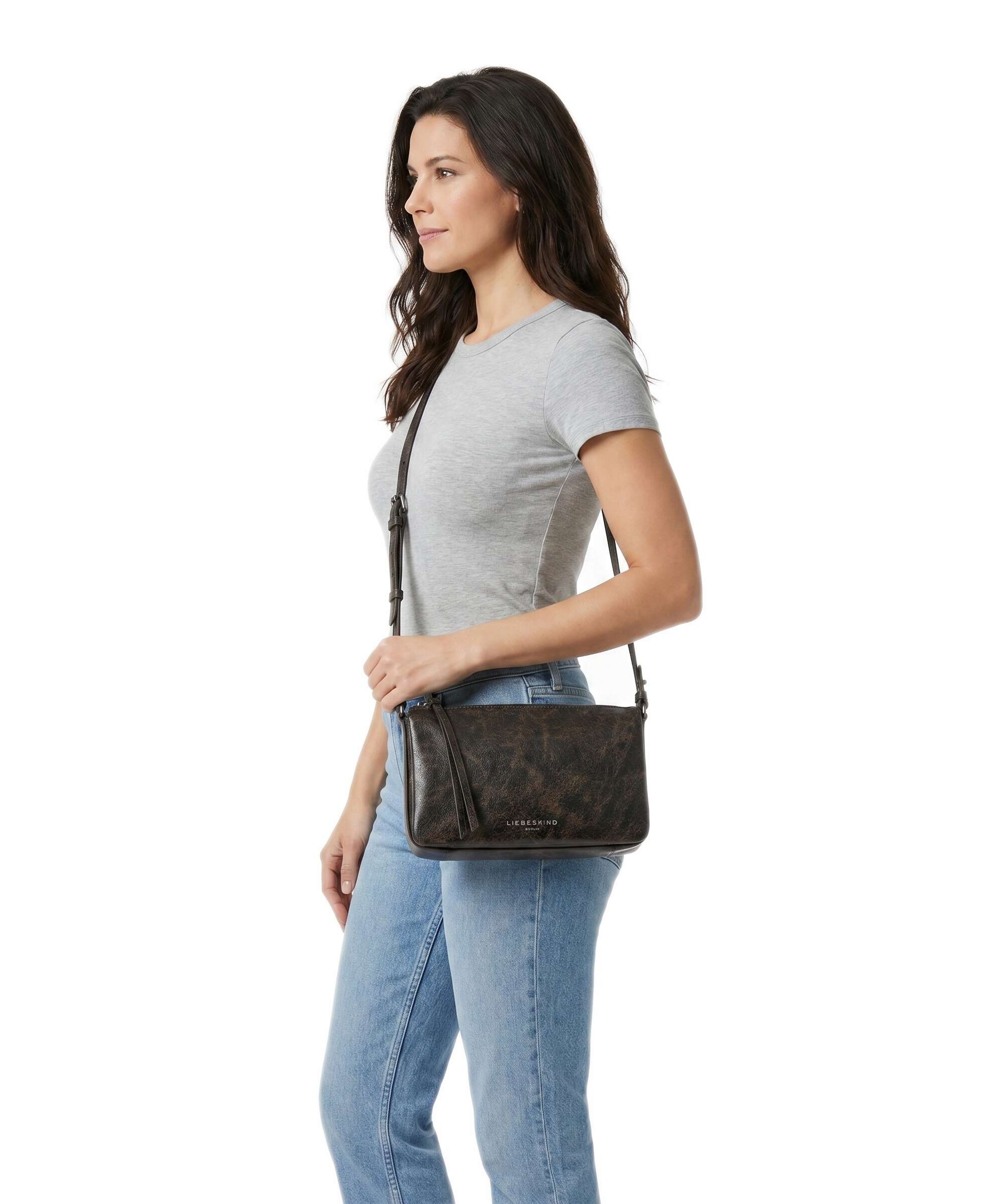 Liebeskind Nina Vintage PU S Crossbody bag deep soil