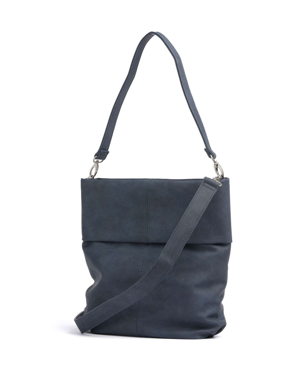 Zwei Mademoiselle.M M12 Hobo bag nubuk blue