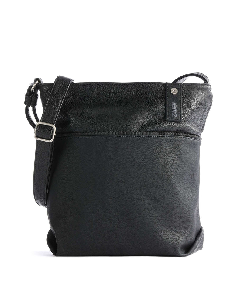 Zwei Jana J10 Shoulder bag nubuk black