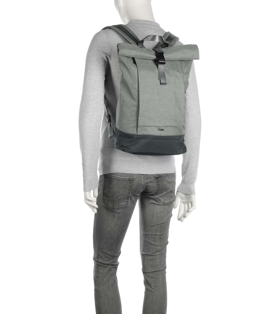 Zwei Benno BE250 Rolltop backpack eucalyptus