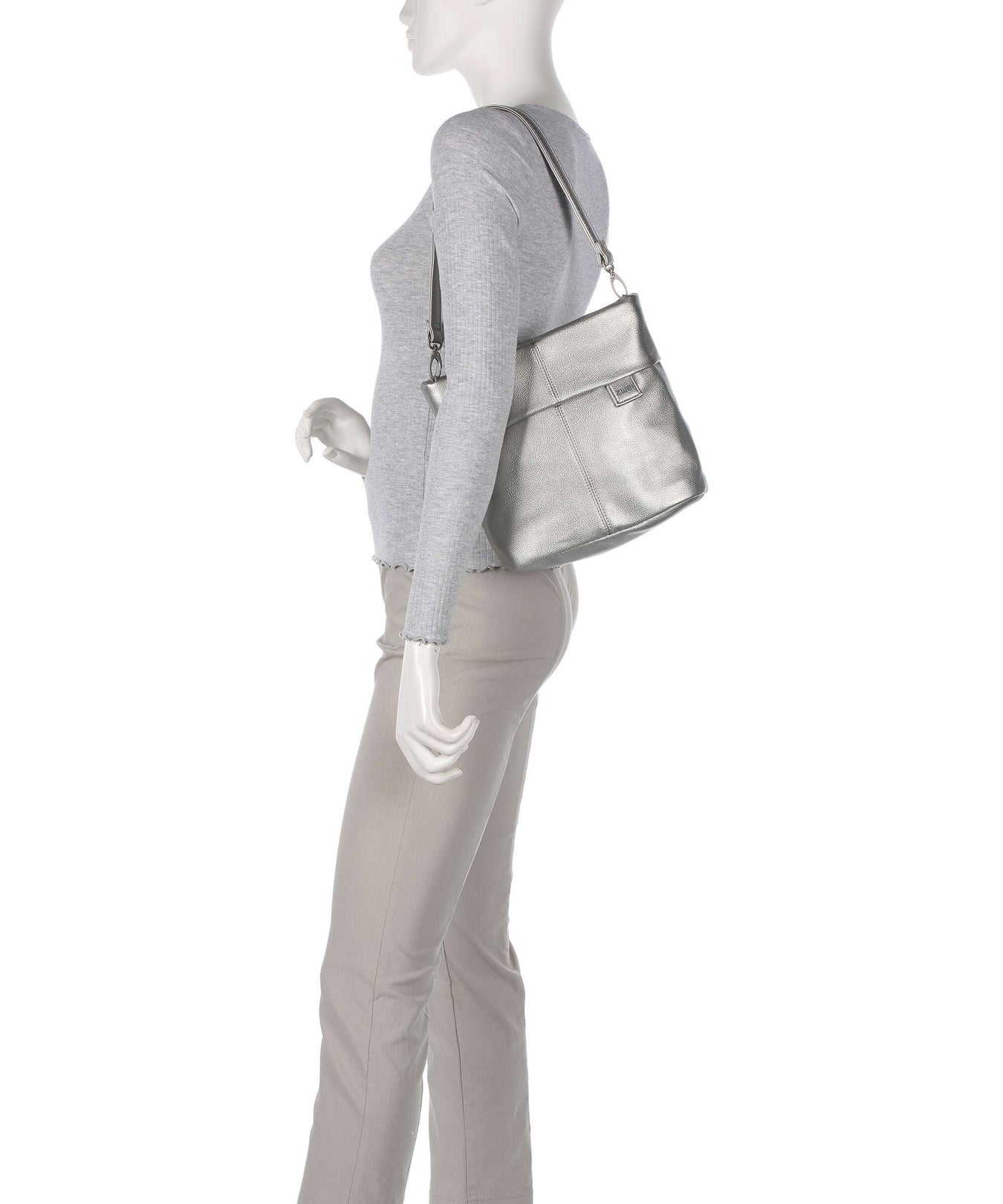 Zwei Mademoiselle.M M8 Shoulder bag silver