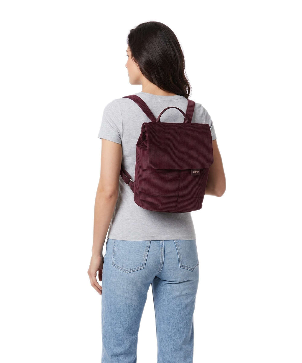 Zwei Mademoiselle.M MR8 Backpack cord/bordeaux