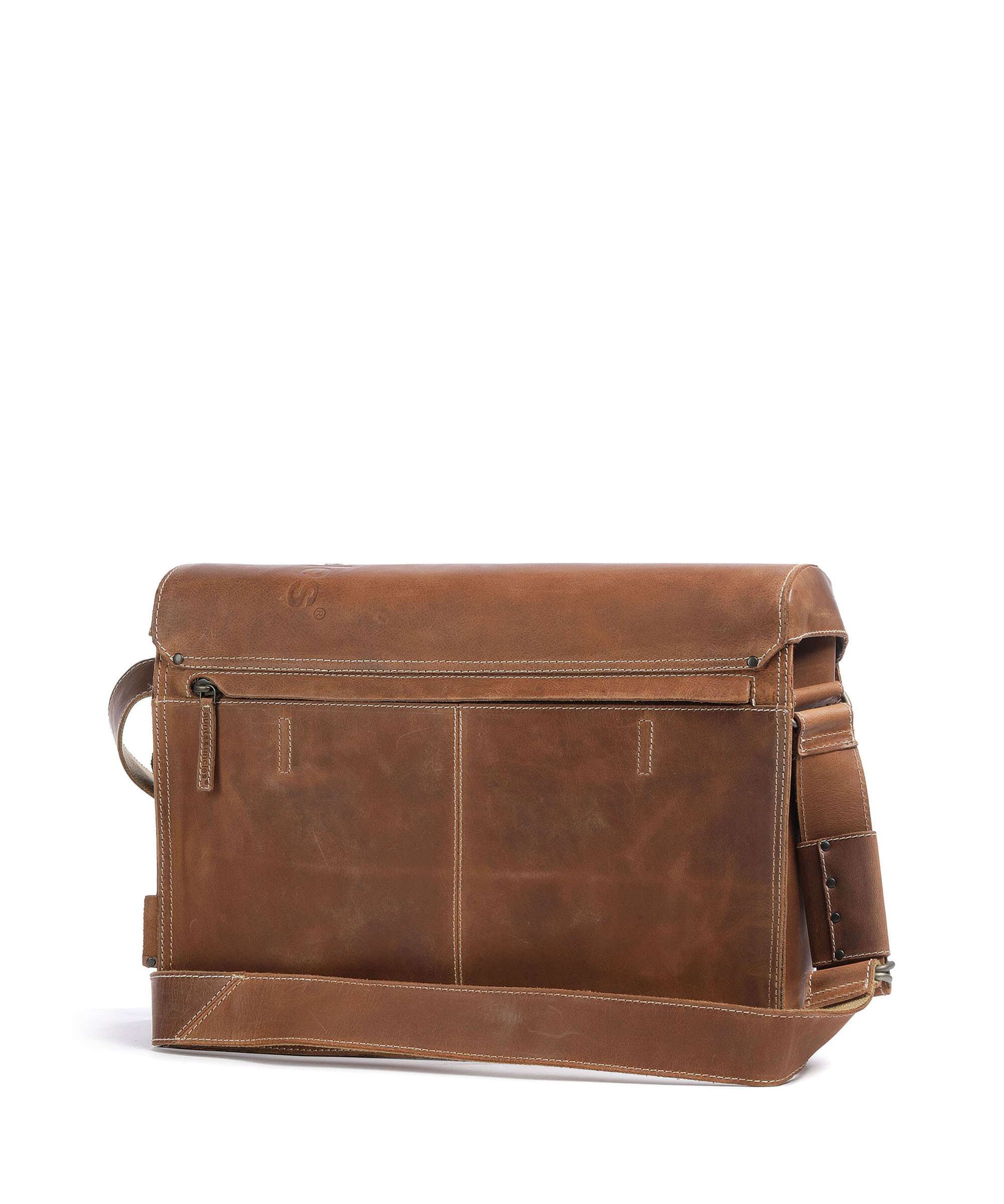 Aunts & Uncles Hunter Big Judd Briefcase vintage tan