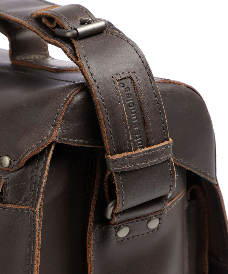 Aunts & Uncles Hunter Finn Briefcase vintage brown