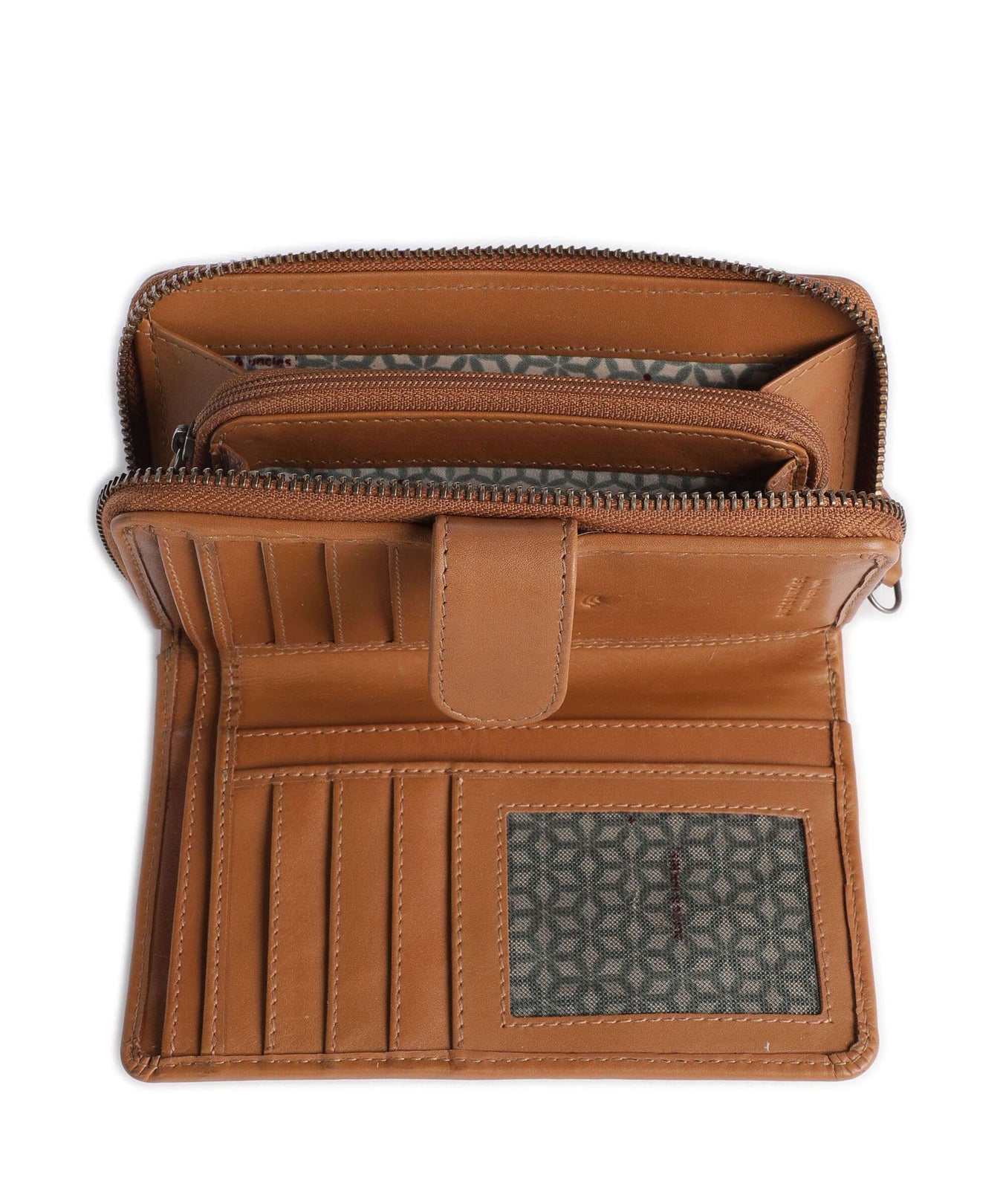 Aunts & Uncles Jamie's Orchard Cactus Pear RFID Wallet cognac