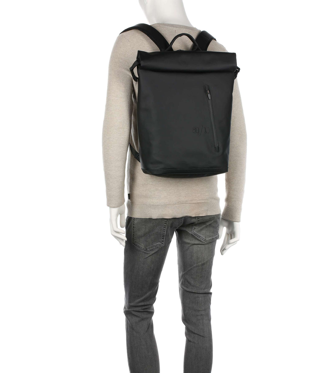 Aunts & Uncles Japan Nishi Fukui Nishi Rolltop backpack anthracite/black