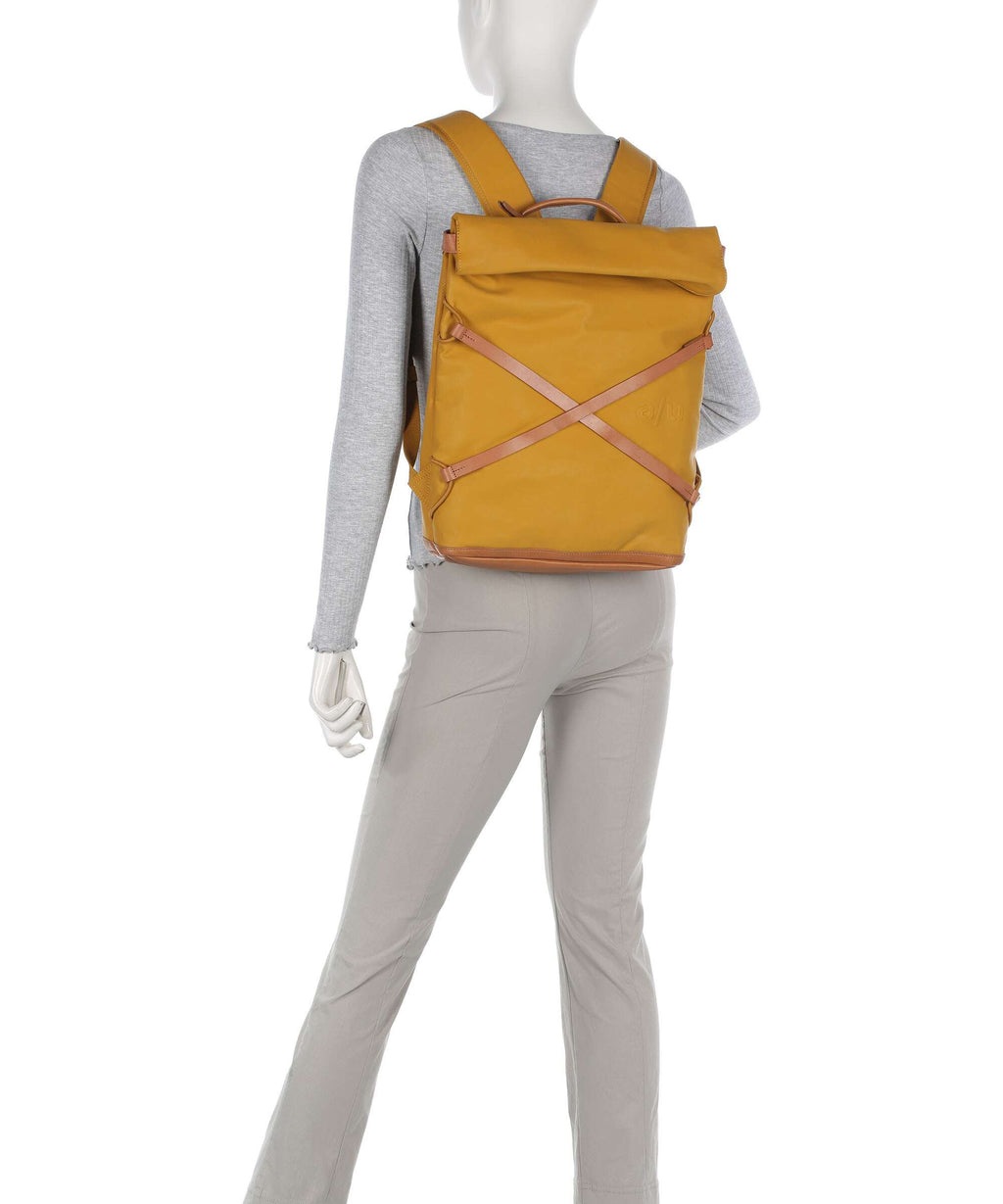Aunts & Uncles Japan Yokohama Rolltop backpack mustard