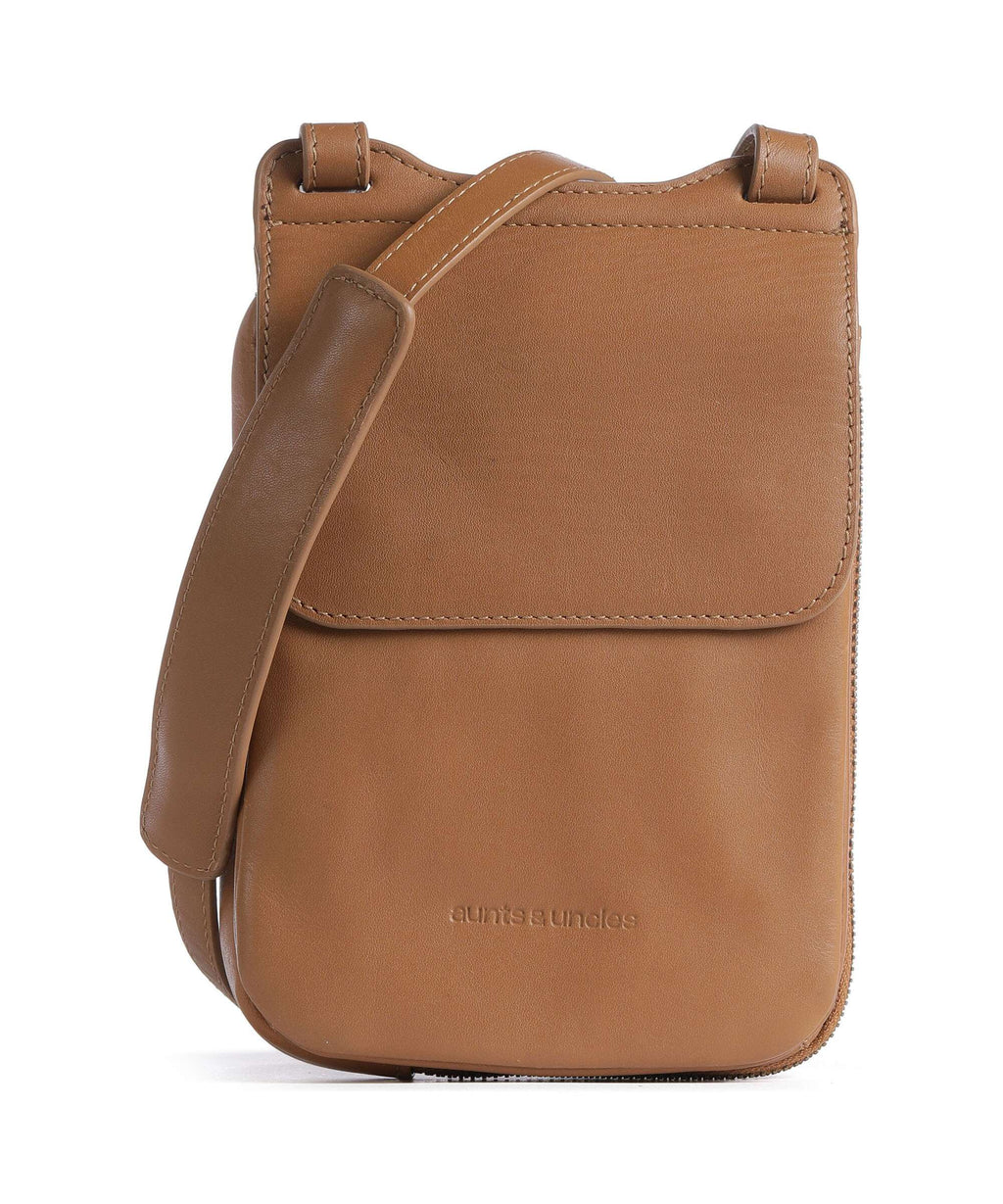 Aunts & Uncles Jamie's Orchard Tulip Phone bag cognac