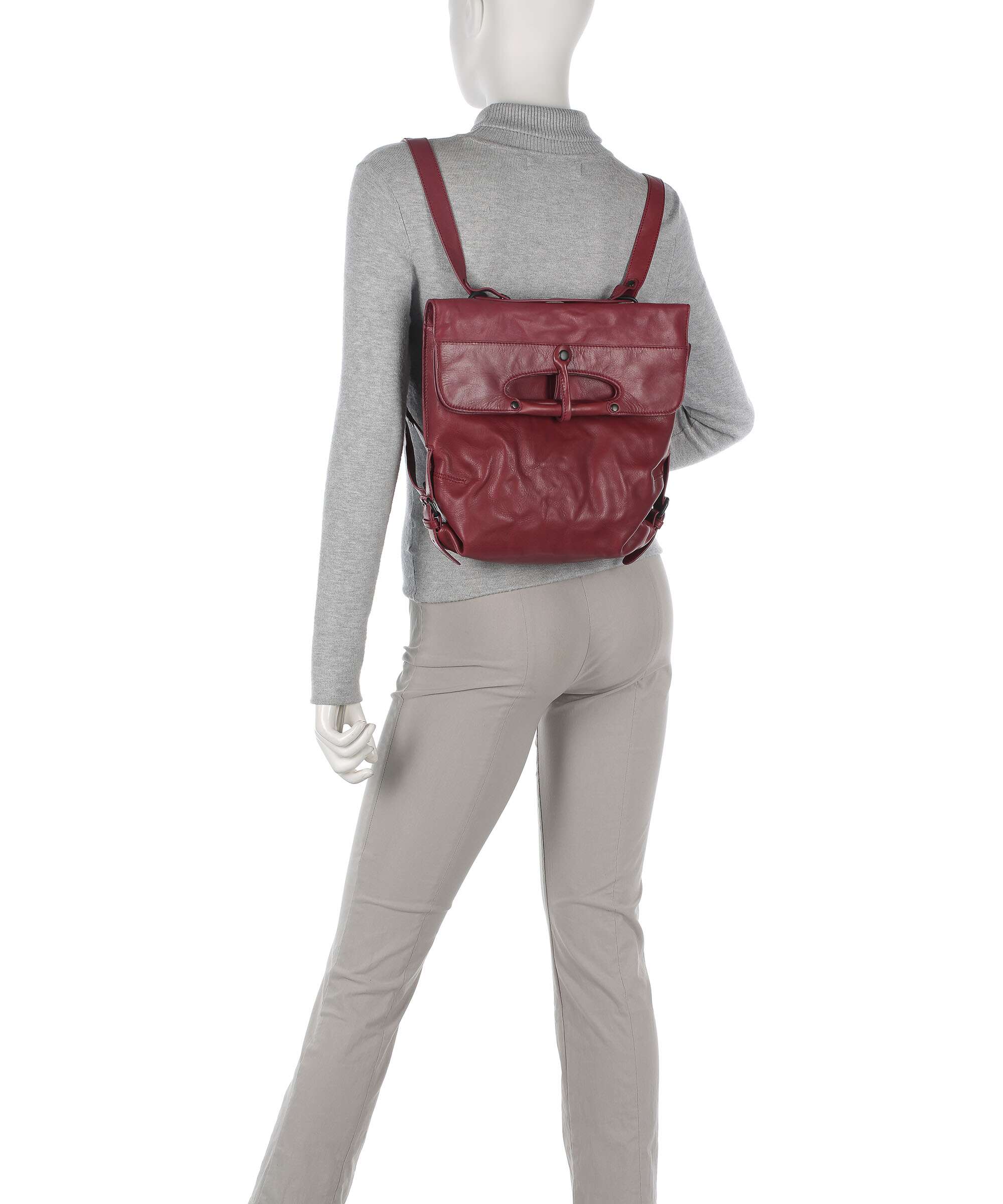 Aunts & Uncles Grandma's Luxury Club Mrs. Mince Pie Backpack bag bohemian red 