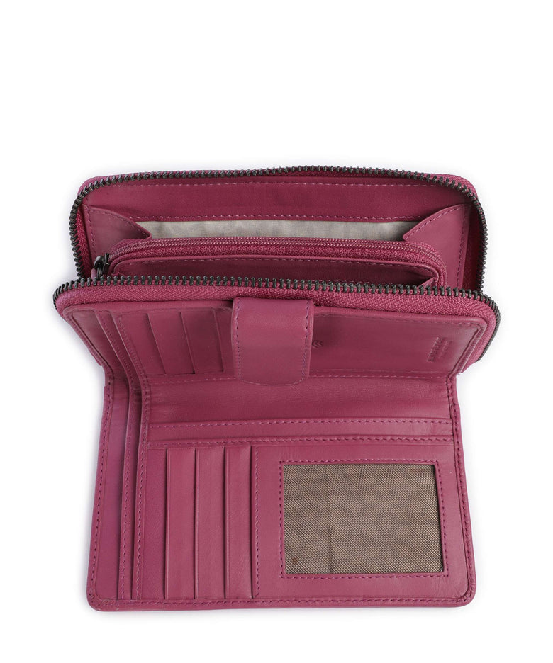 Aunts & Uncles Jamie's Orchard Cactus Pear Wallet red/violet