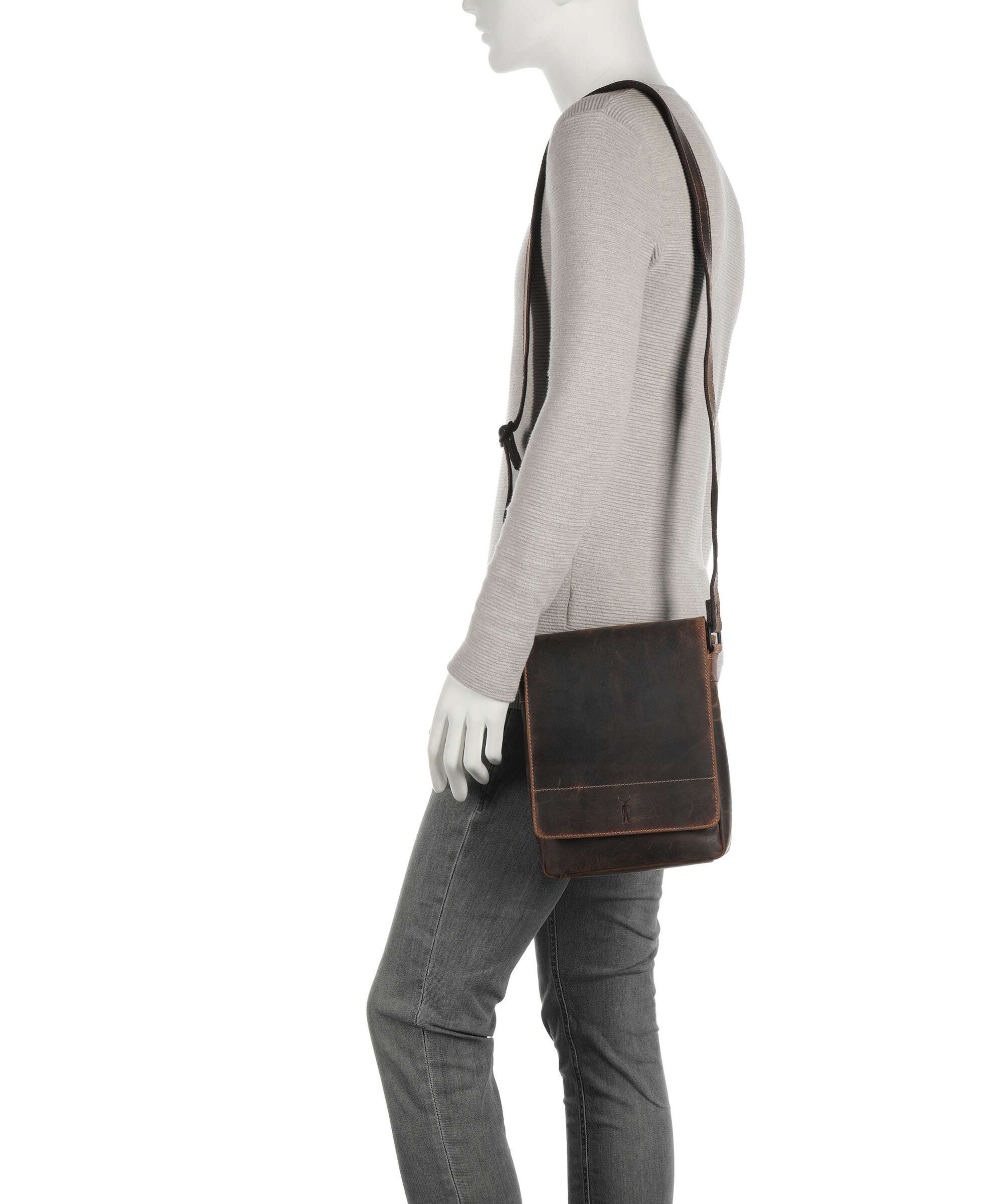 Jack Kinsky Baltimore 3 Crossbody bag cognac