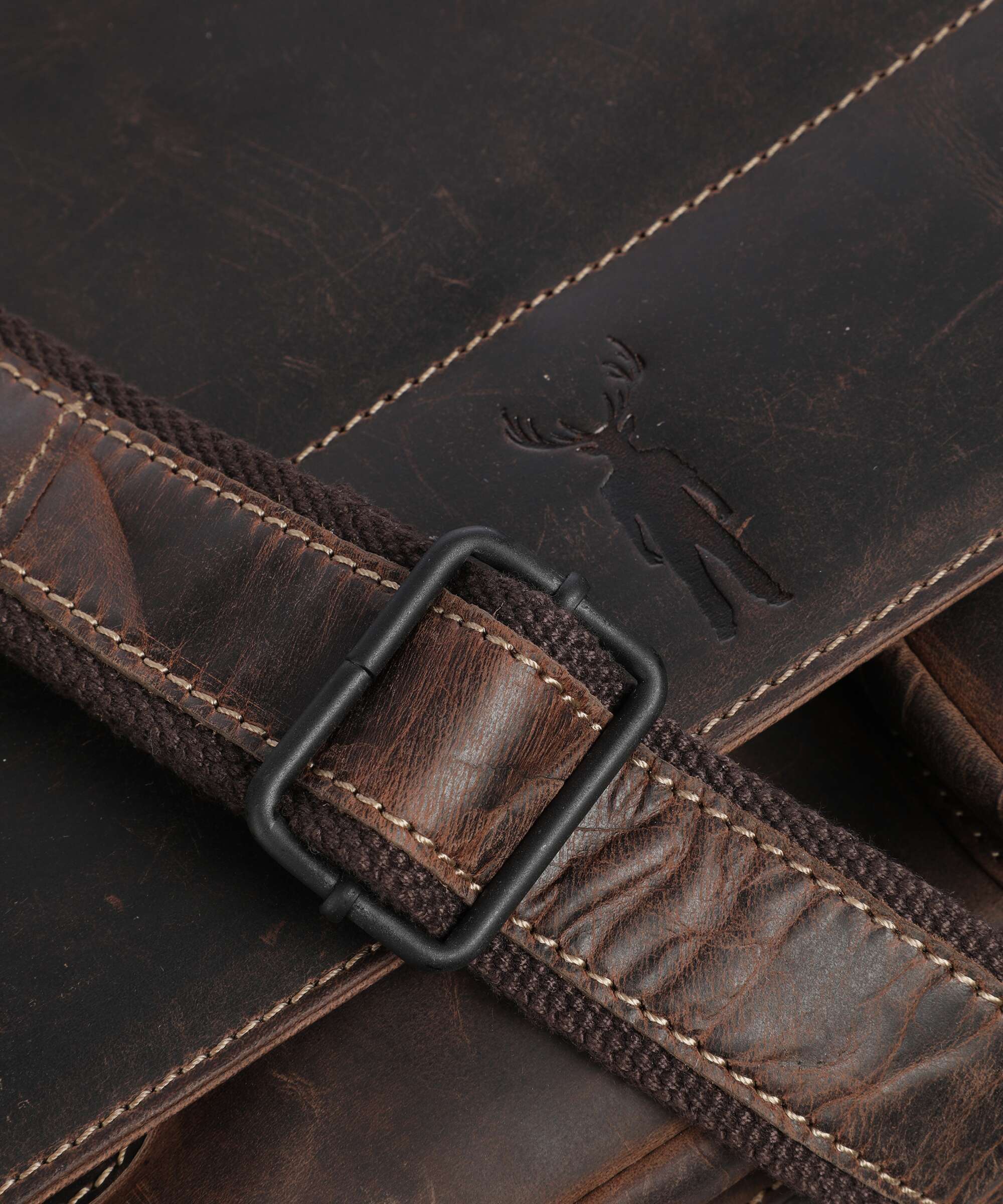 Jack Kinsky Baltimore 6 Briefcase mokka