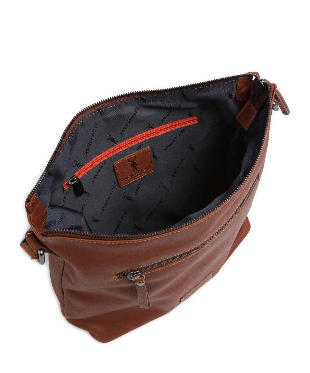 Jack Kinsky Montreal 21N Crossbody bag cognac