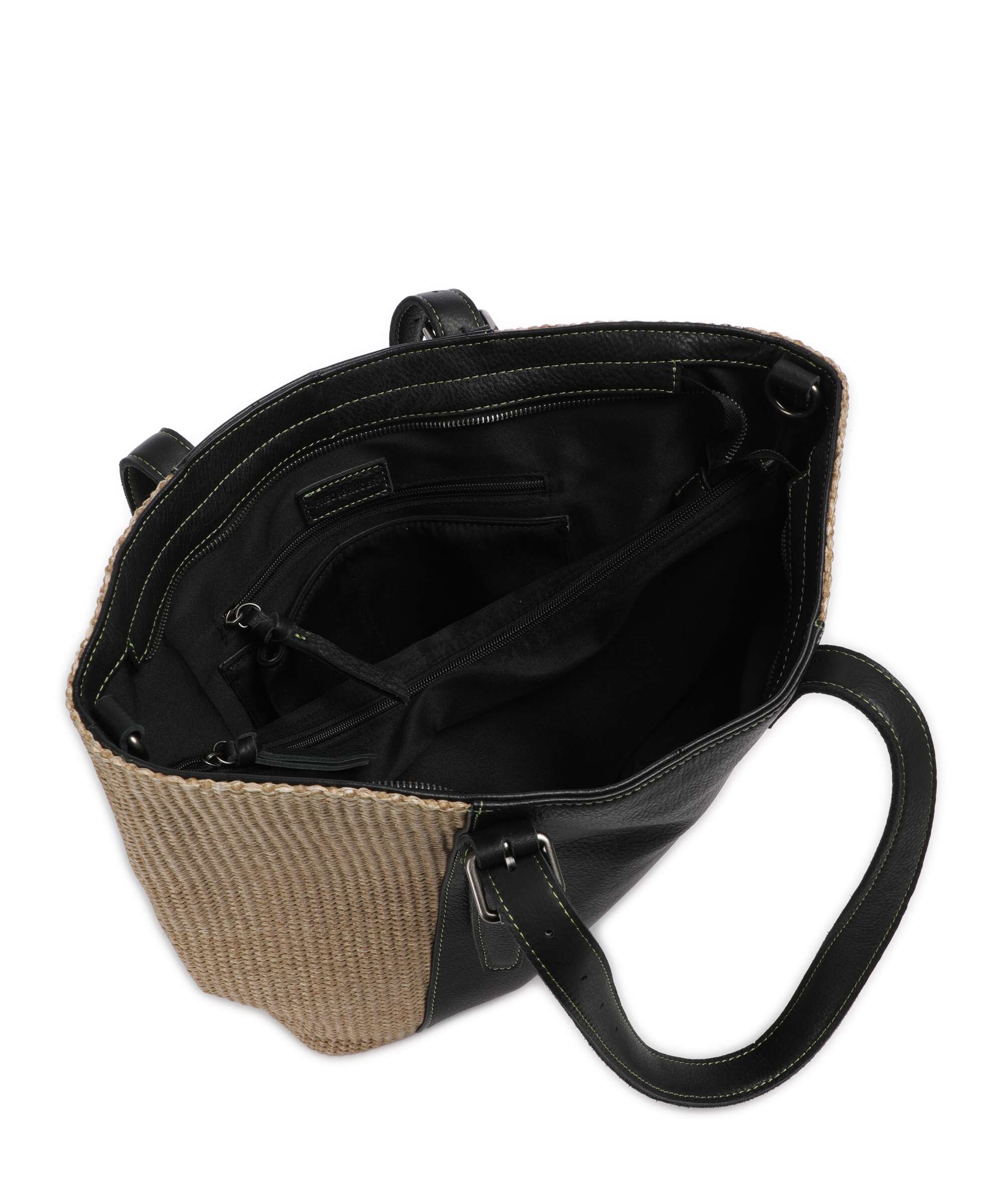 FredsBruder Sea You Soon Tote bag black/camel