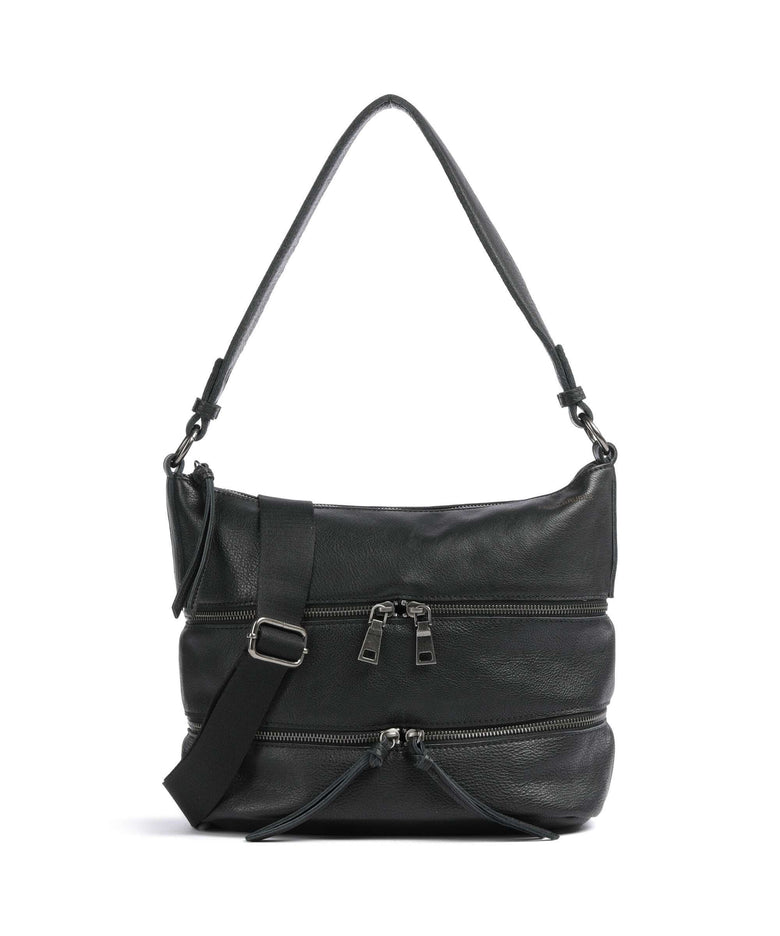 FredsBruder Run-Around Hobo bag black